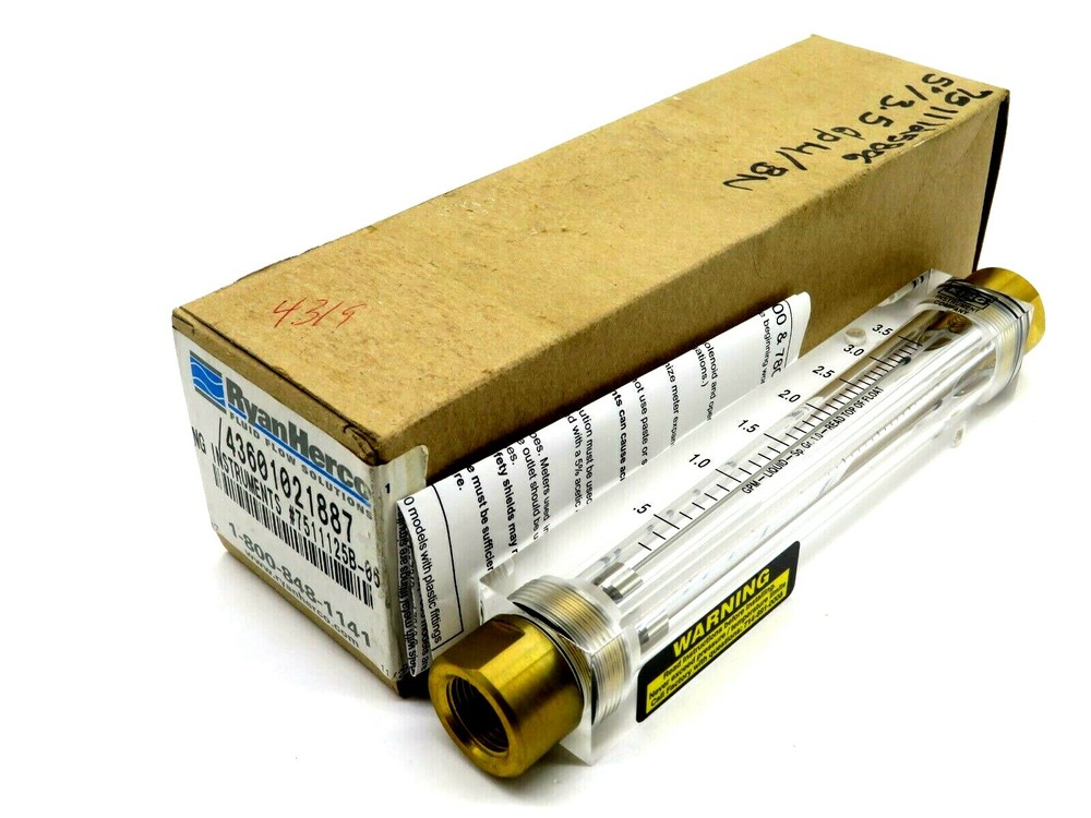 NEW KING INSTRUMENTS 7511125B-06 FLOW METER 7511125B06