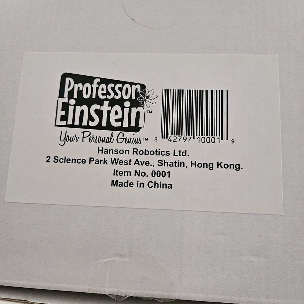 Professor Einstein Interactive Robot Tutor Your Personal Genius! New Open Box