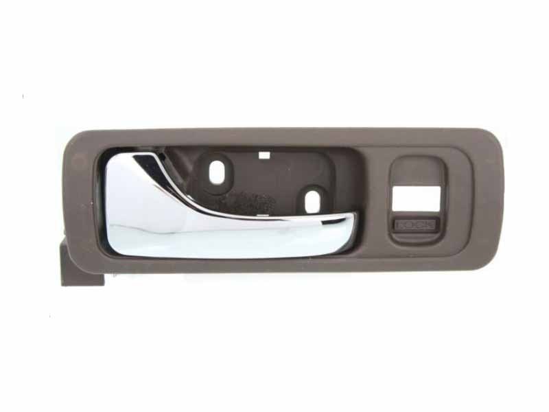 Beige Bezel W/ Chrome Lever Door Handle for Acura RL 96 - 03 Inner Front Left