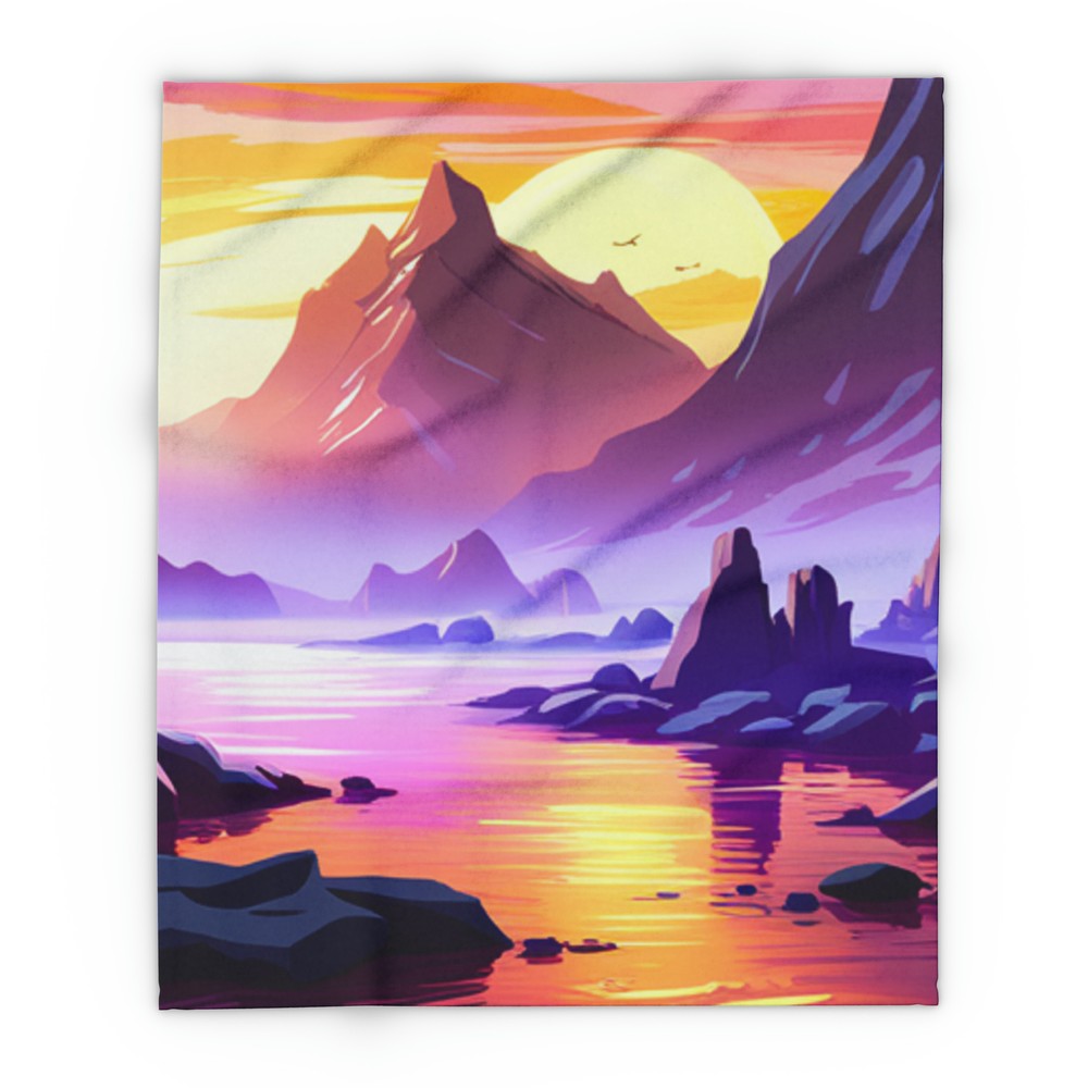 Sunset - Arctic Fleece Blanket - 3 Sizes