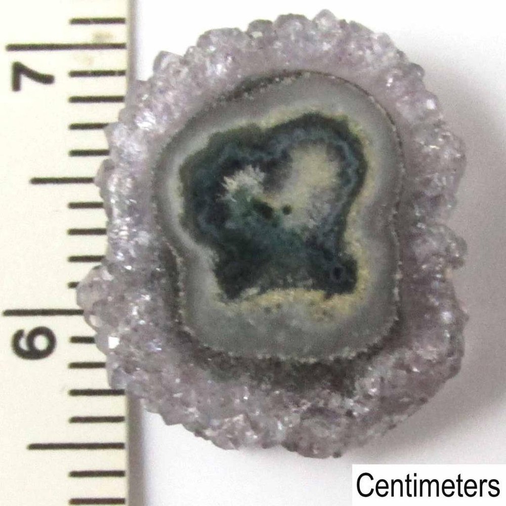 Stalactite Flower Slice Polished Both Sides H62