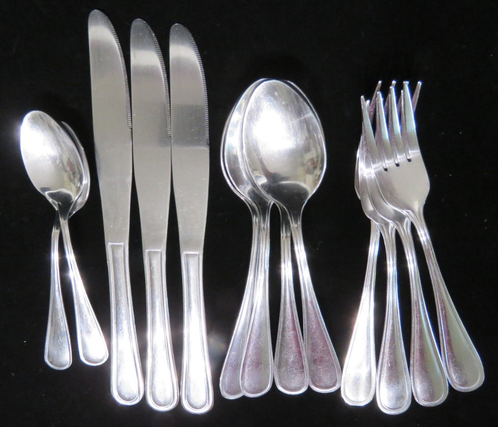 ALIZZA Gibson Stainless Steel Silverware Flatware 13 Pieces UU