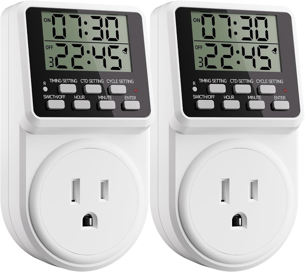 Energy-Saving Electrical Power Switch 2 Pack