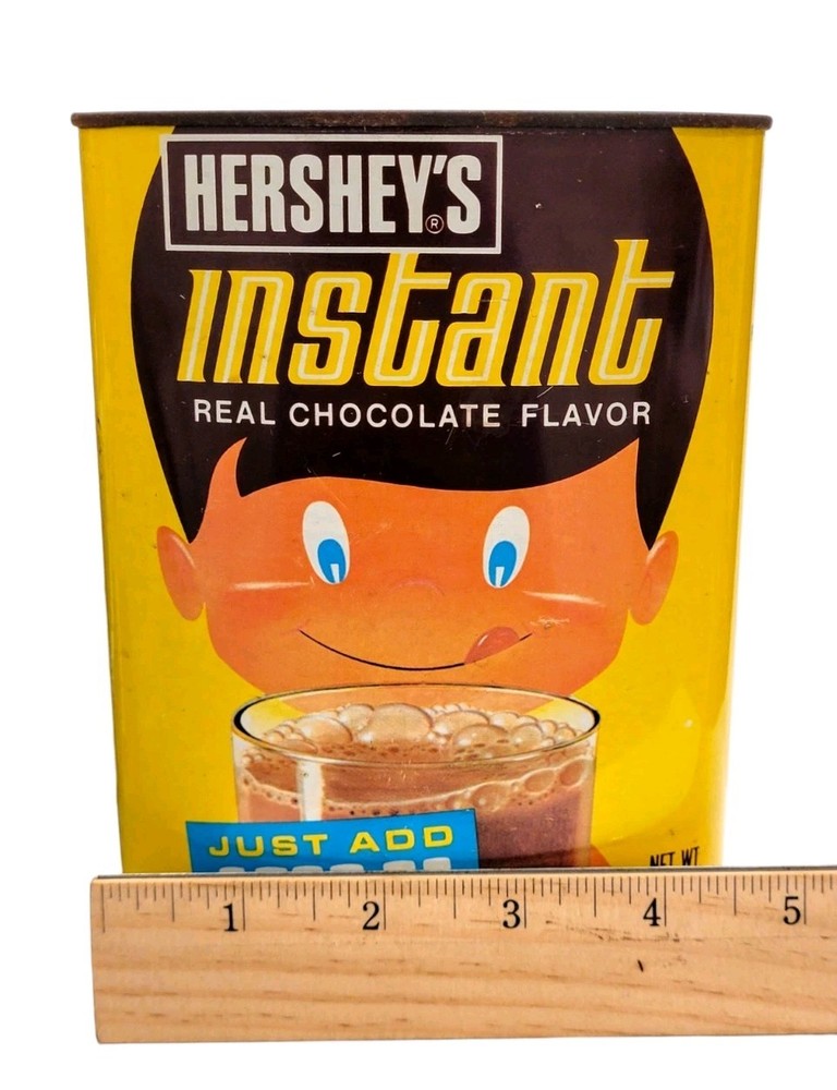 HERSHEY’S INSTANT CHOCOLATE FLAVOR 32oz EMPTY TIN