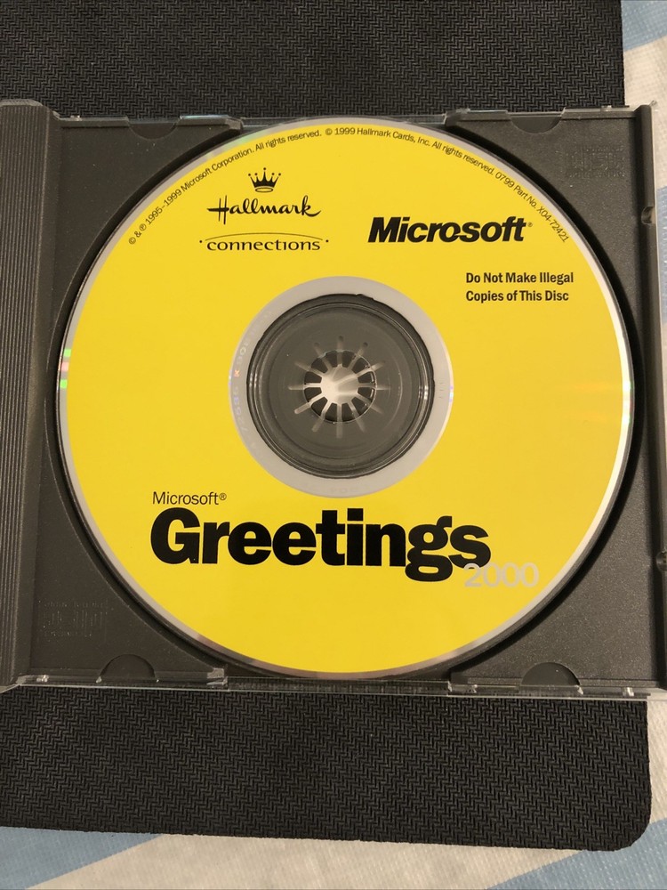 Microsoft Greetings 2000 CD, Hallmark Connections, Windows 95/98