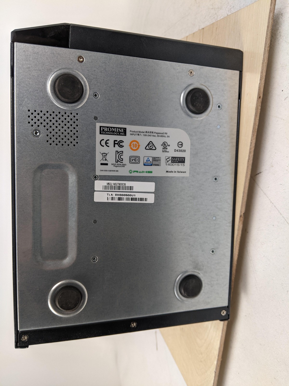 Promise Pegasus2 R8 8-Bay Black RAID Hard Drive Enclosure No HDD or Software