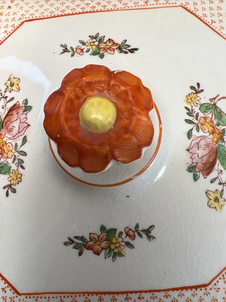 Chintz Divided Covered Dish Japan
