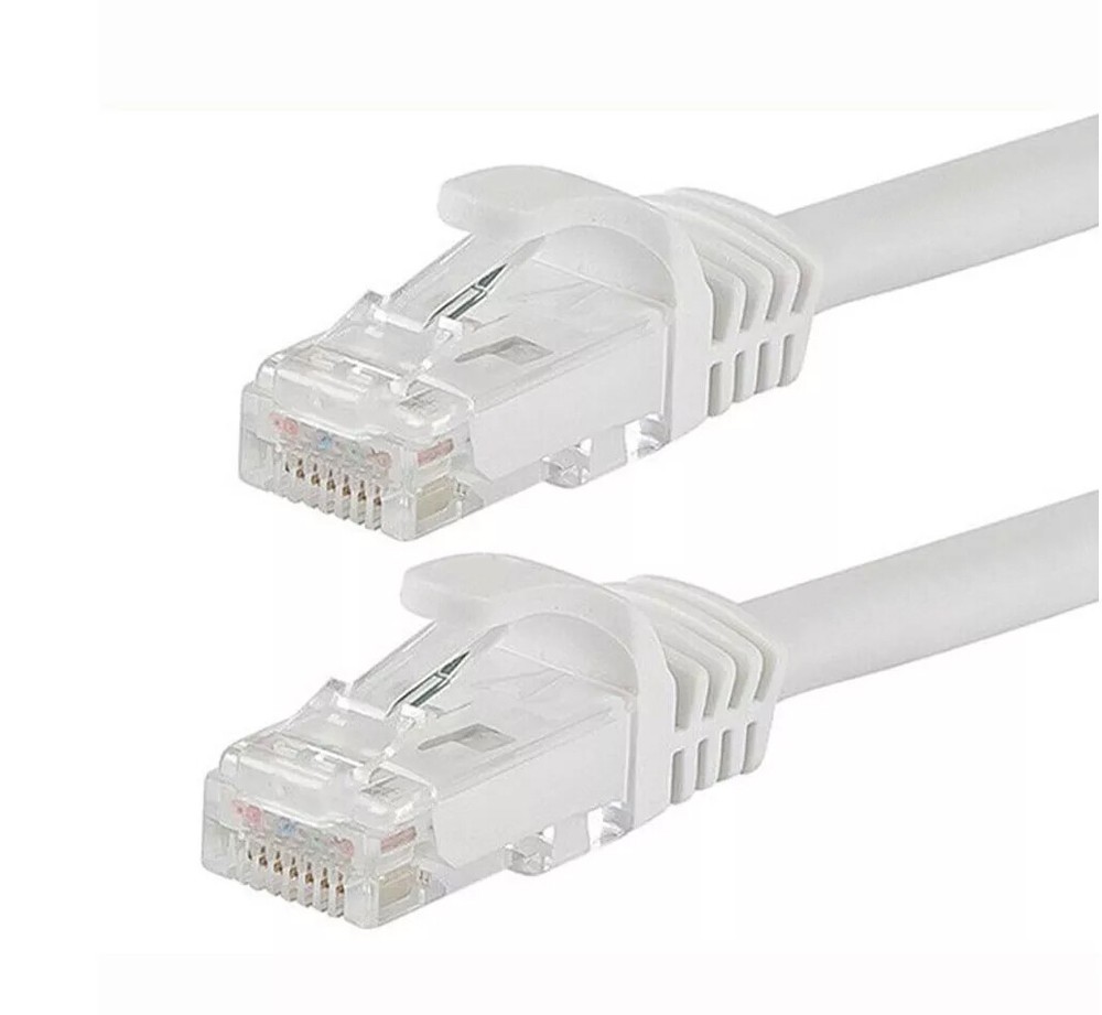 5PCS AT6 Patch Cord Cable Ethernet Internet Network RJ45 UTP Gray For Camera
