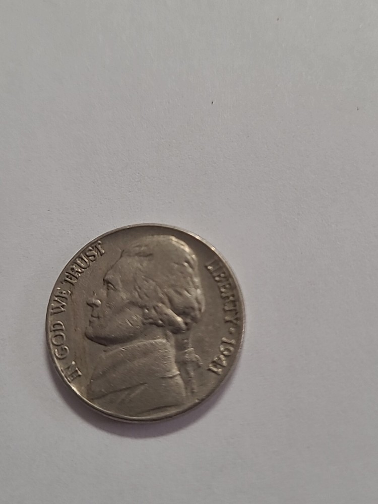 1941 NICKEL NO MINT MARK