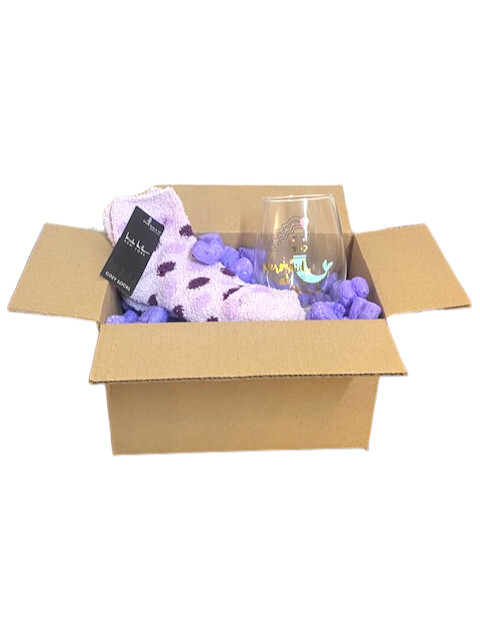 FunPak Packing Peanuts Purple Hearts 1.5 cu ft Compostable Biodegradable