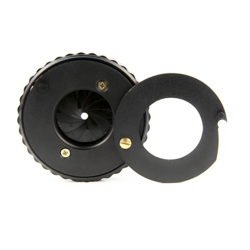 1PC 1-28mm Zoom Adjustable Iris Diaphragm Aperture Camera Laser Microscope Parts