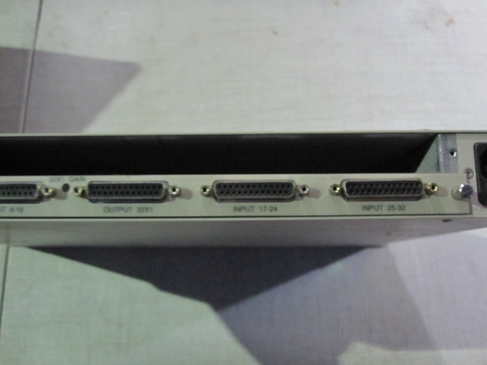 A Leitch X Plus Professional Audio/Video Modular Routing Switch 32 Channels 1RU