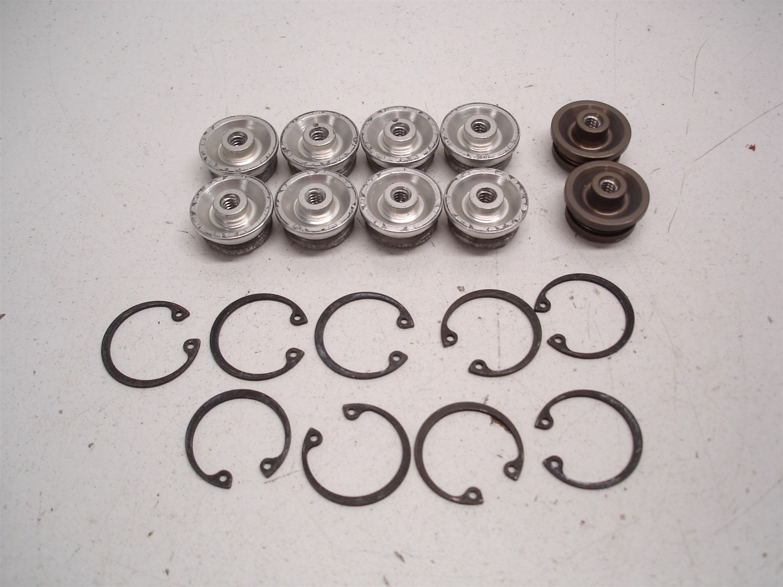 10 NASCAR GM R07 R07.2 ENGINE BLOCK WATER FREEZE PLUGS & CLIPS ECR HENDRICK