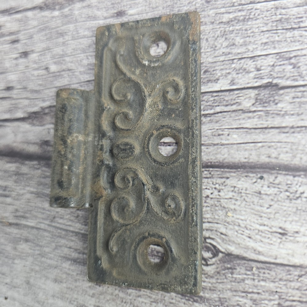 Vintage Decorative Cast Iron Hinge - Half Only - 3½" x 2”