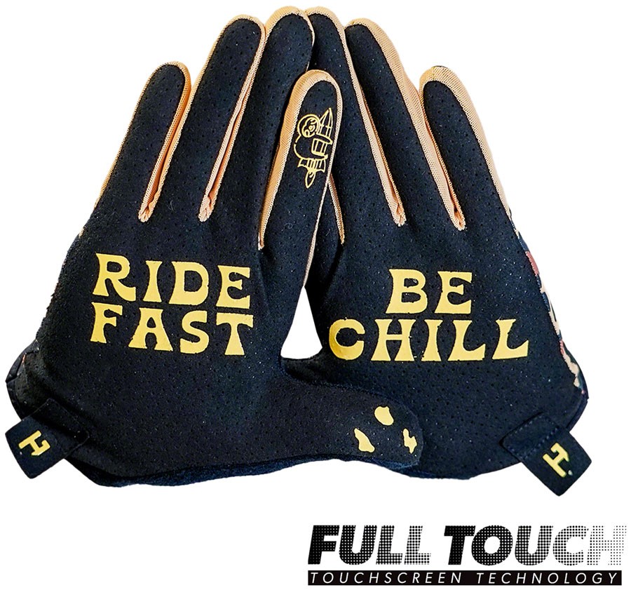 Handup Vented Gloves - Chill Cheetah, Large