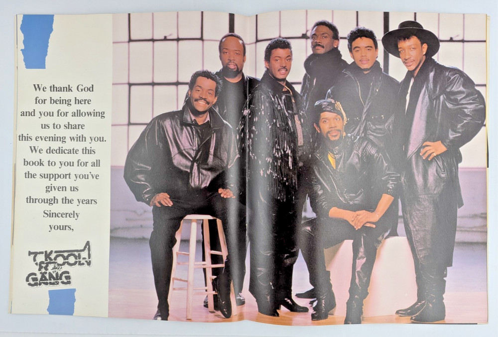 Kool & The Gang Programme Forever Tour Souvenir 1986