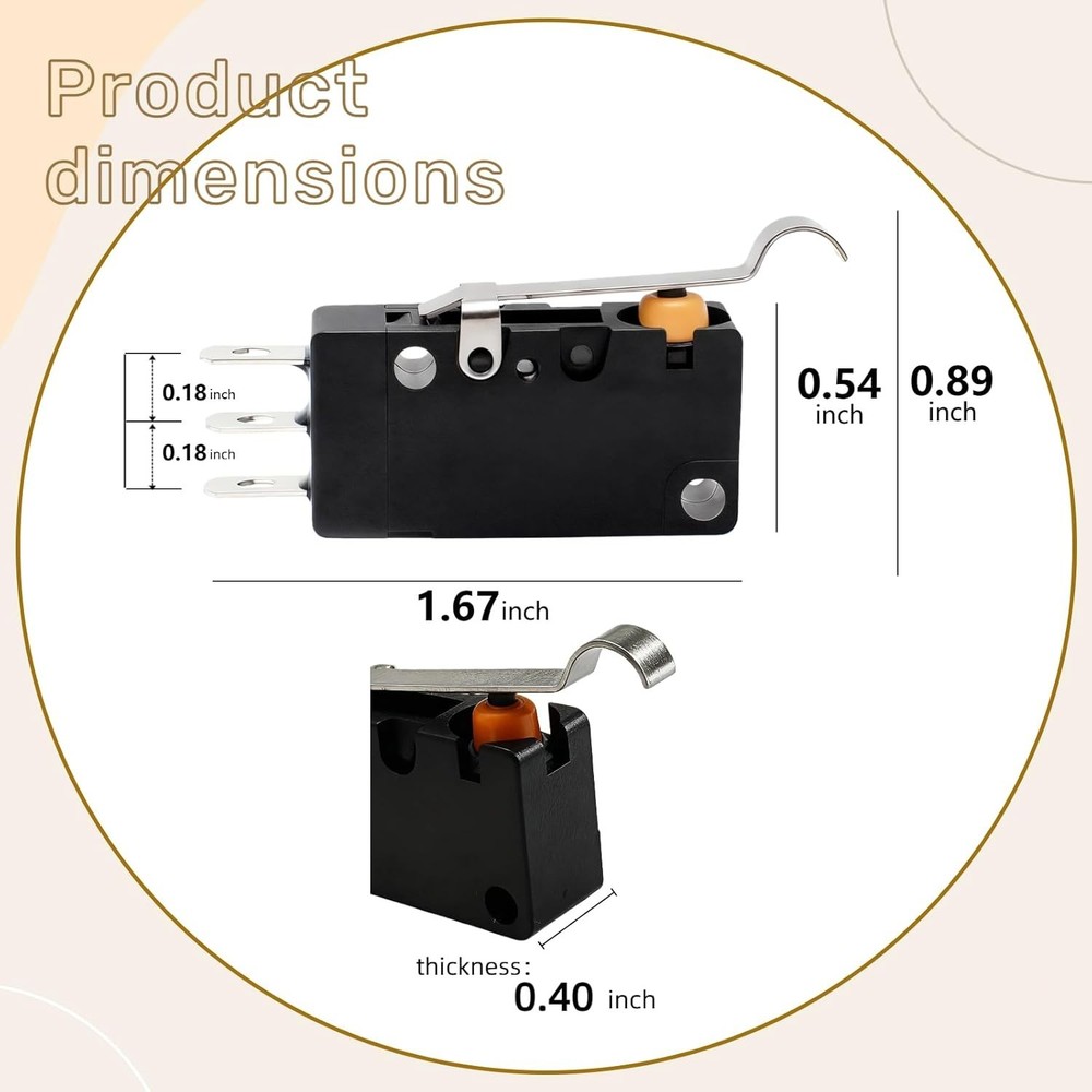 Durable K23-50099 Limit Switch for RoboSlide & RoboSwing Gate Operators - 2 Pack