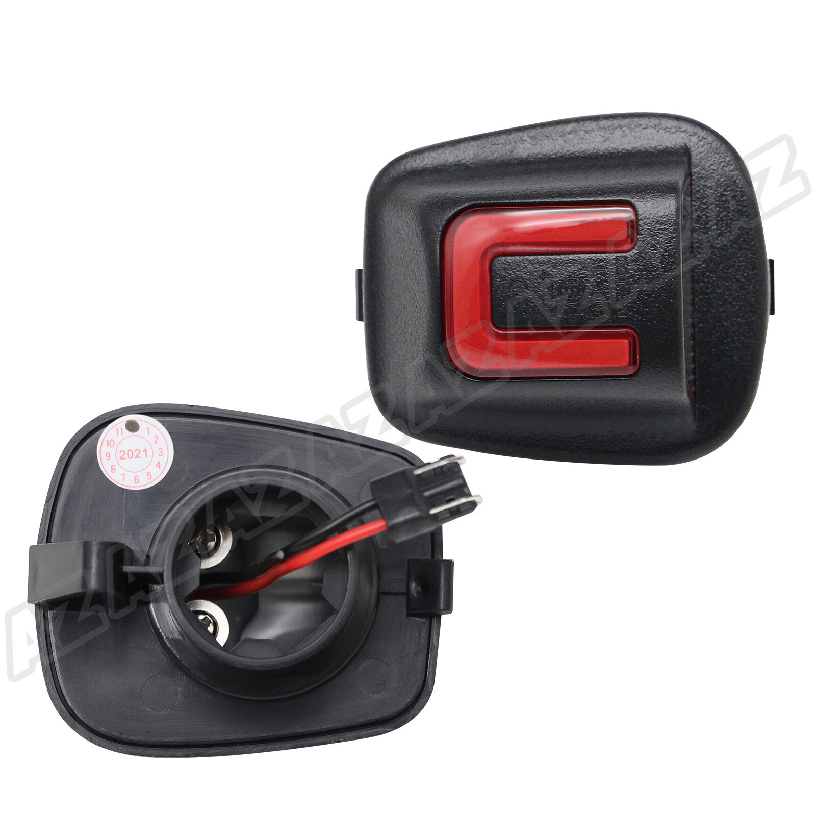 2x Red+White LED Rear Bumper Tag Light License Plate Lamp Fit 97-11 Dodge Dakota