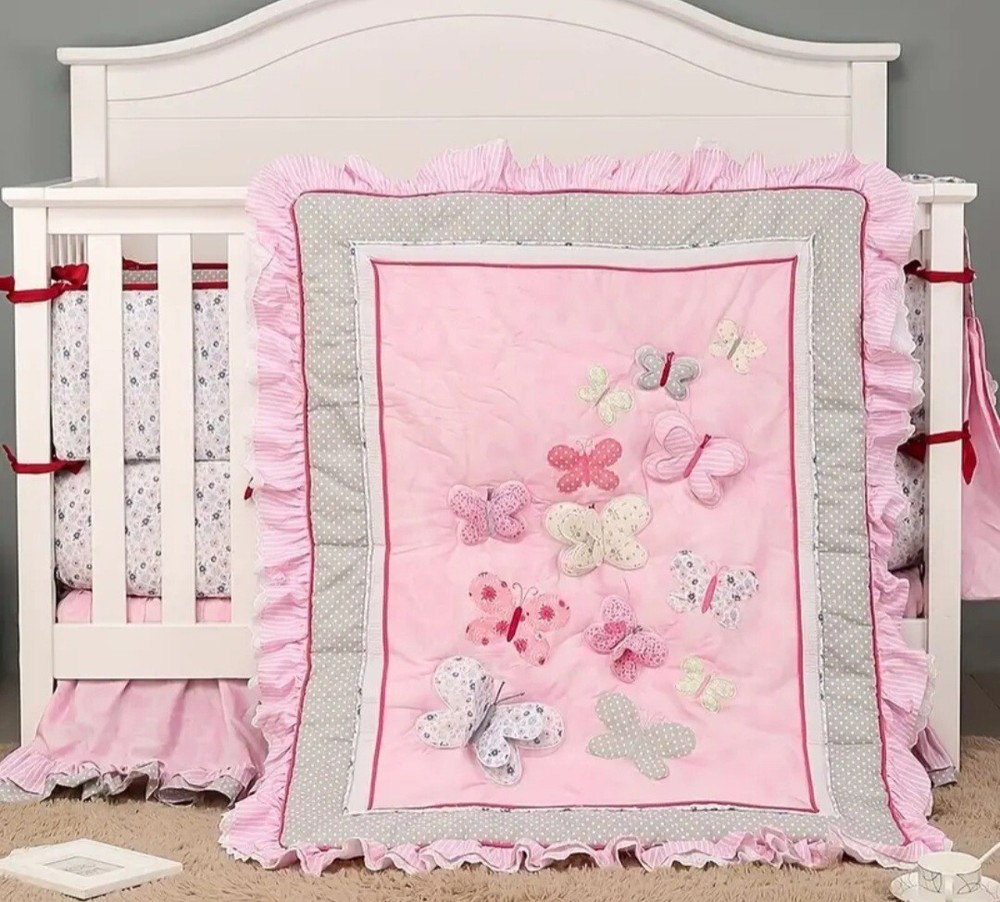 Crib Bedding Set, 3 Pieces