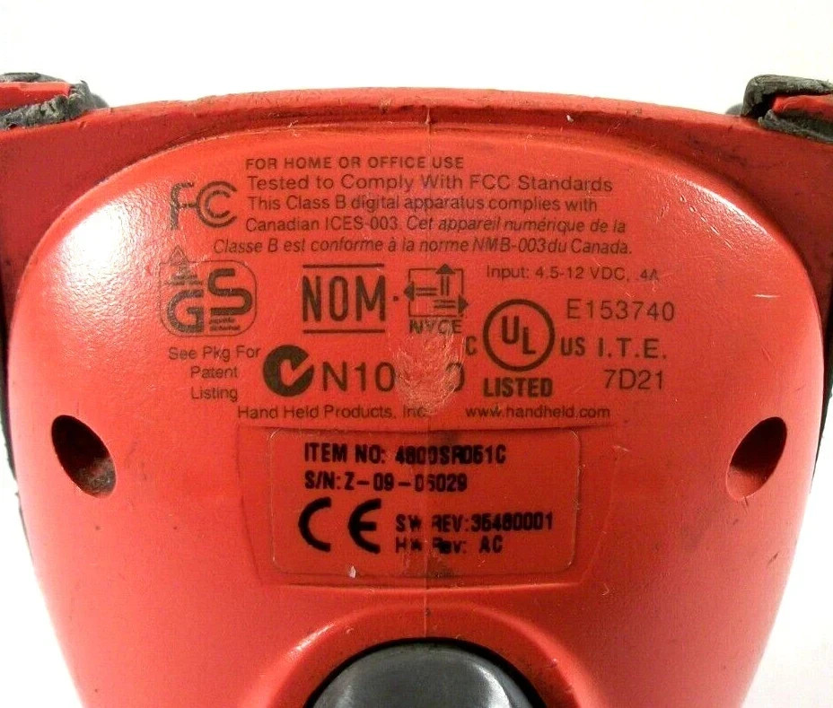 HHP 4800SR051C USB Handheld Barcode Scanner Handheld Products