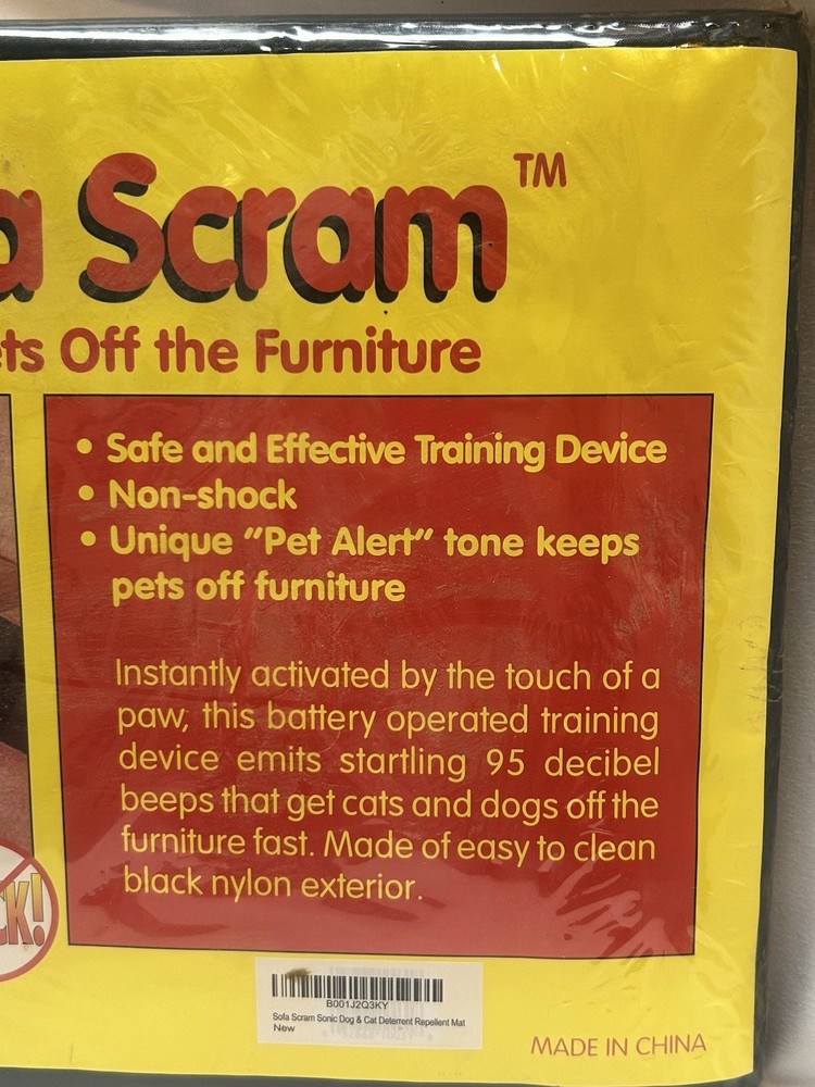 High Tech Pet Sofa Scram Sonic Pad Pet Deterrent