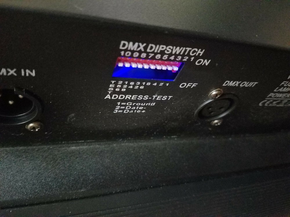 DMX Lighting Unit For Stages Adding Extra Lights Glass Face