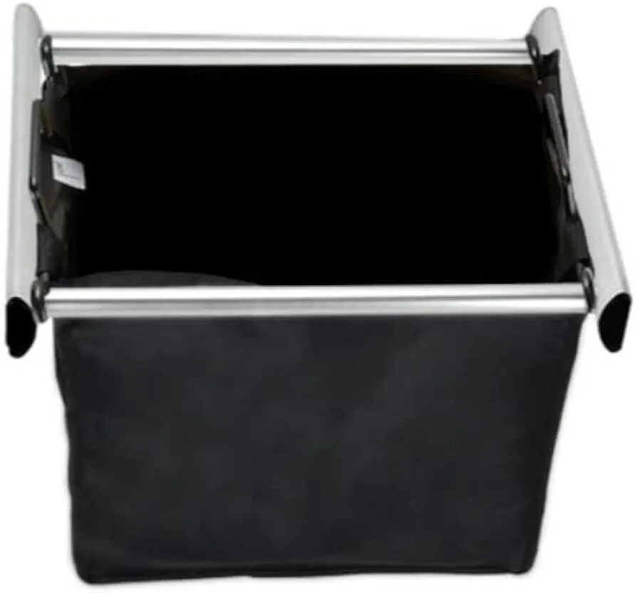 TAG Hardware Full Extension Pullout Laundry Hamper with Broken Removable Bag
