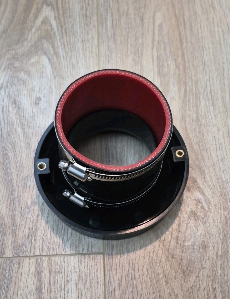 UNIVERSAL 4" 101mm VELOCITY STACK FOR COLD AIR INTAKE OR TURBO WITH COUPLER