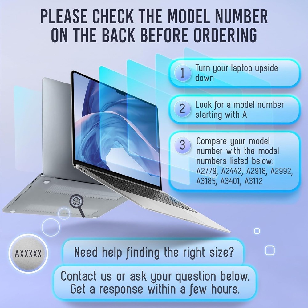 VINTEZ Magnetic Blocking Filter Screen Protector MacBook Pro 14" Blue Light