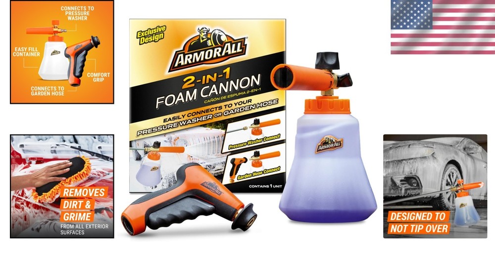 Ergonomic Foam Cannon Cleaning Kit