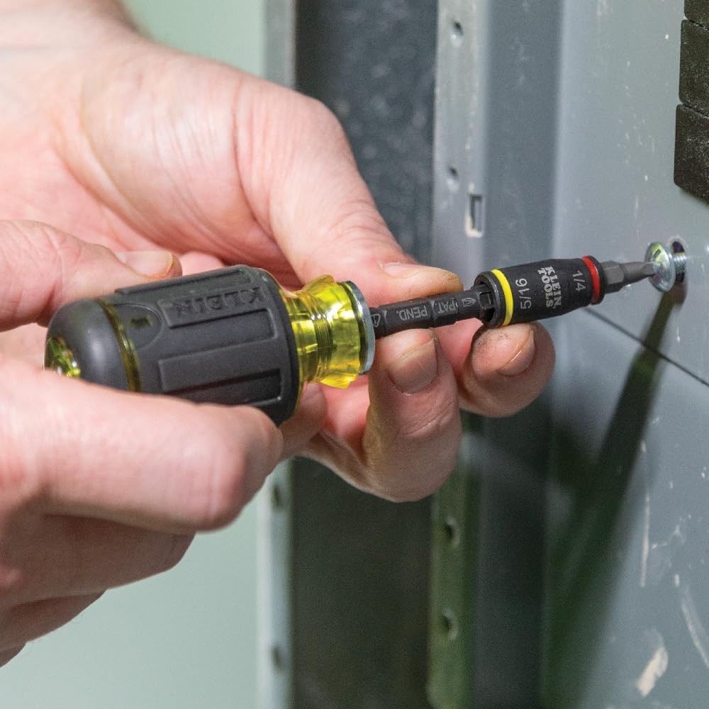 Klein Tools 32766 Impact Driver, 3-in-1 SAE Socket and Bit Silver