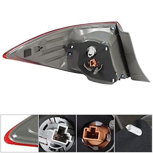 1-Pack Rear Right Tail Light Brake Lamp Assembly Replacement for Corolla 2017