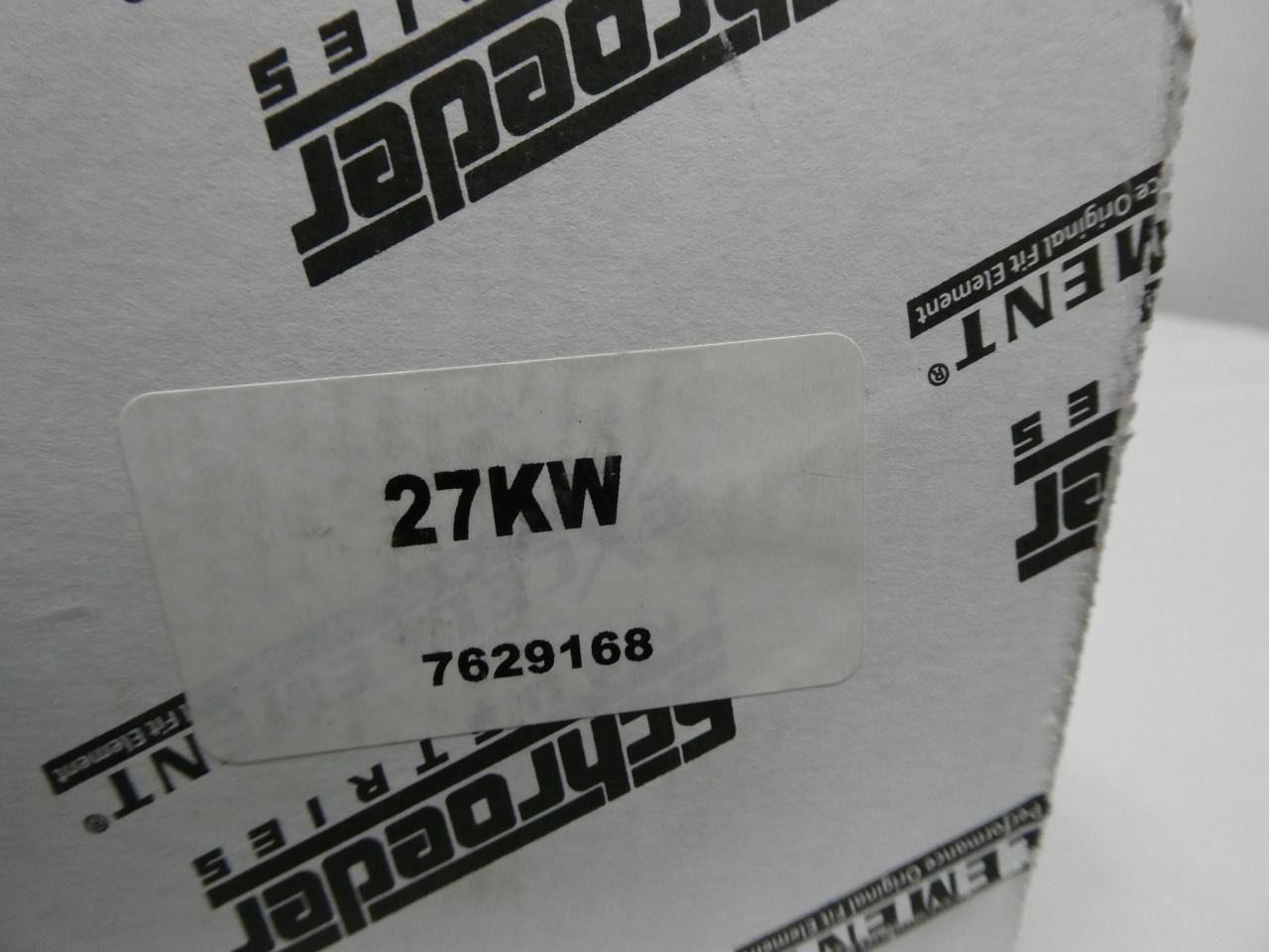 Schroeder Industries 27KW Synthetic Microglass Filtration Media Filter Element