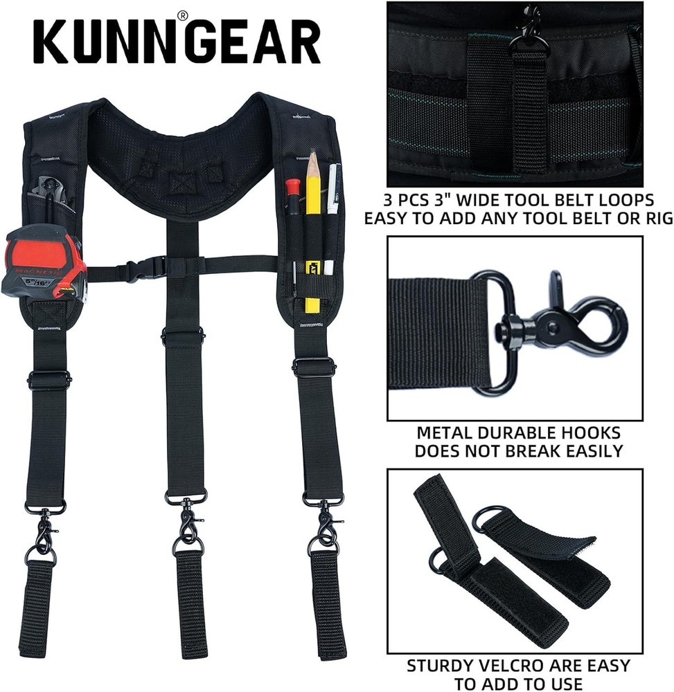 High-Density Fabric Construction Work Suspenders
