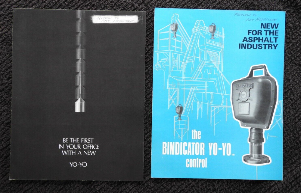 1973 Berwind Corp Bindicator Level Control Engineering Brochures Port Huron MI