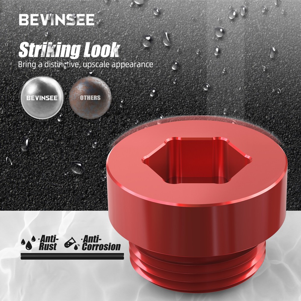 2x Differential Drain Plug Fill Plug For BMW E30 E36 E46 E91 E90 E92 E93 F30