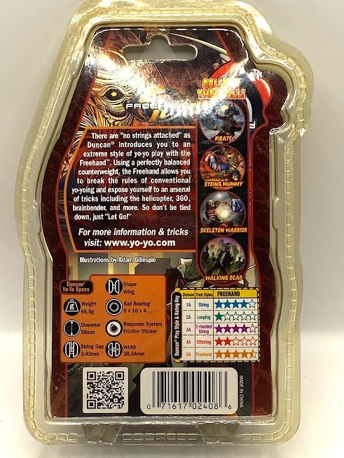 New Duncan Freakhand String Mummy Yo-Yo 2011 Rare