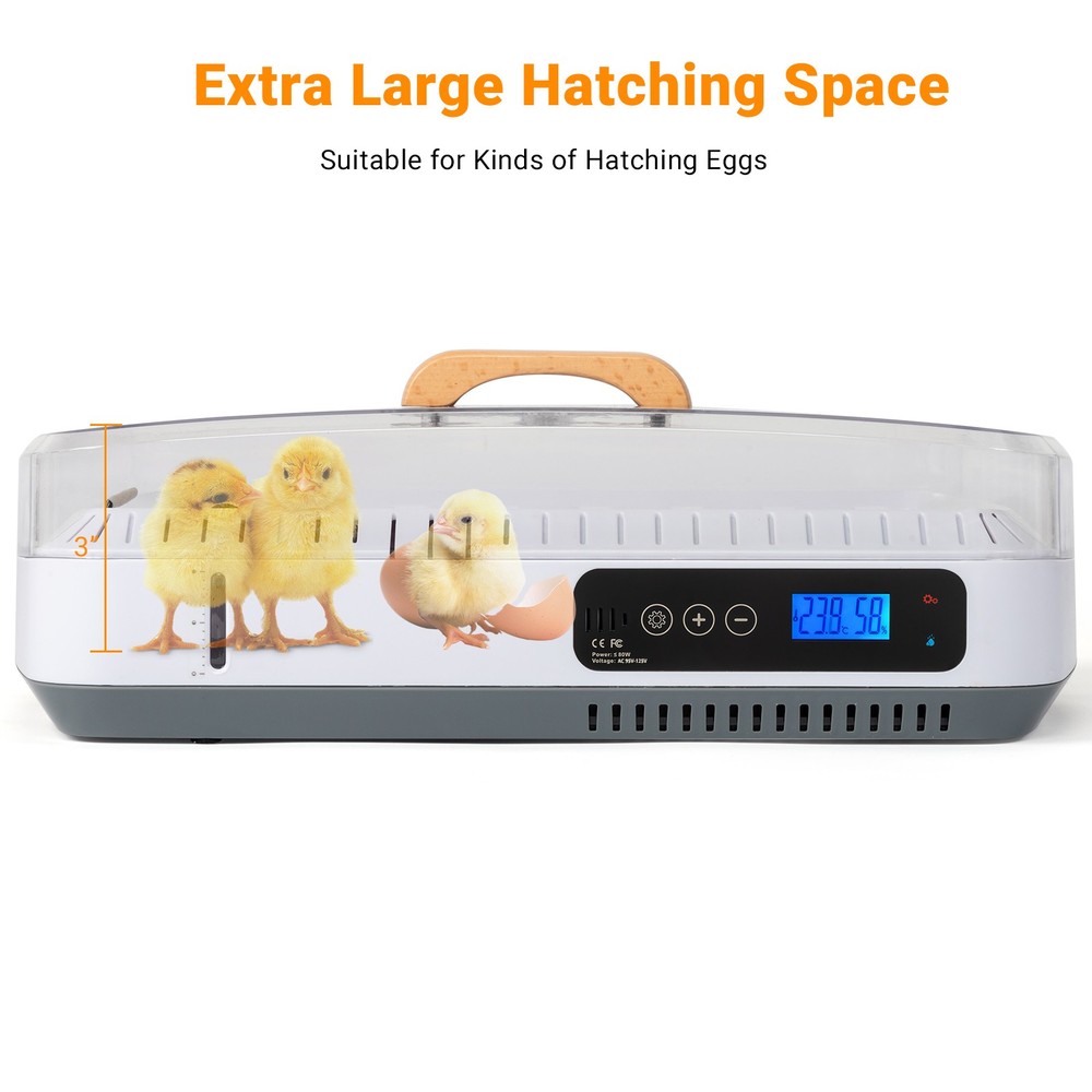 35 Egg Incubator Hatcher Automatic Temperature Control Turning Chicken Poultry