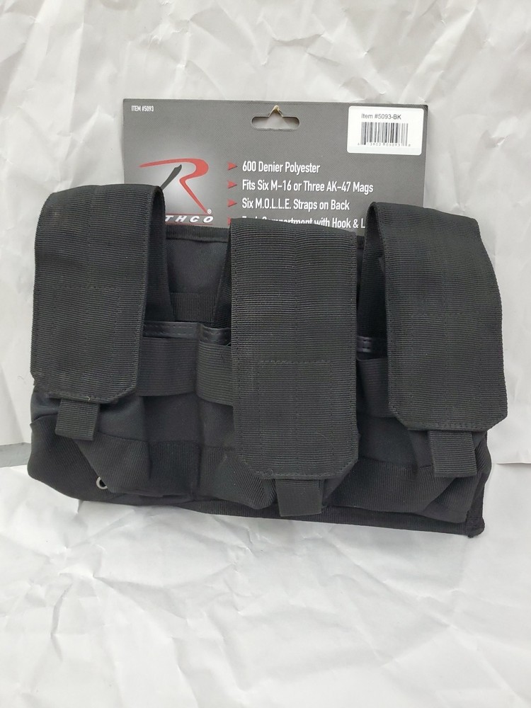 Rifle Pouch Universal M.O.L.L.E. Triple Mag (Polyester)