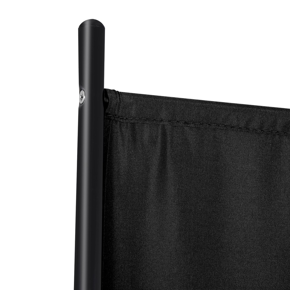 3 Panel Folding Partition Privacy Screens Freestanding Fabric Room Panel Black