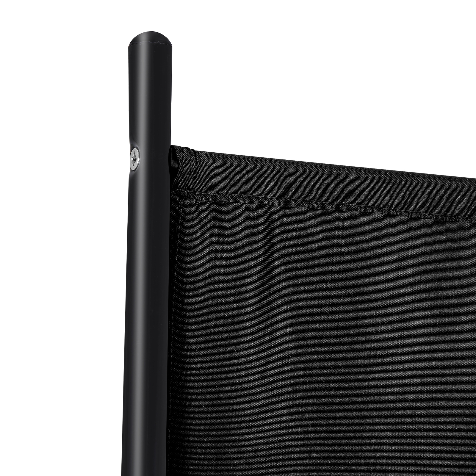 3 Panel Room Divider 6 FT Tall Folding Privacy Screens Partition Separator Black