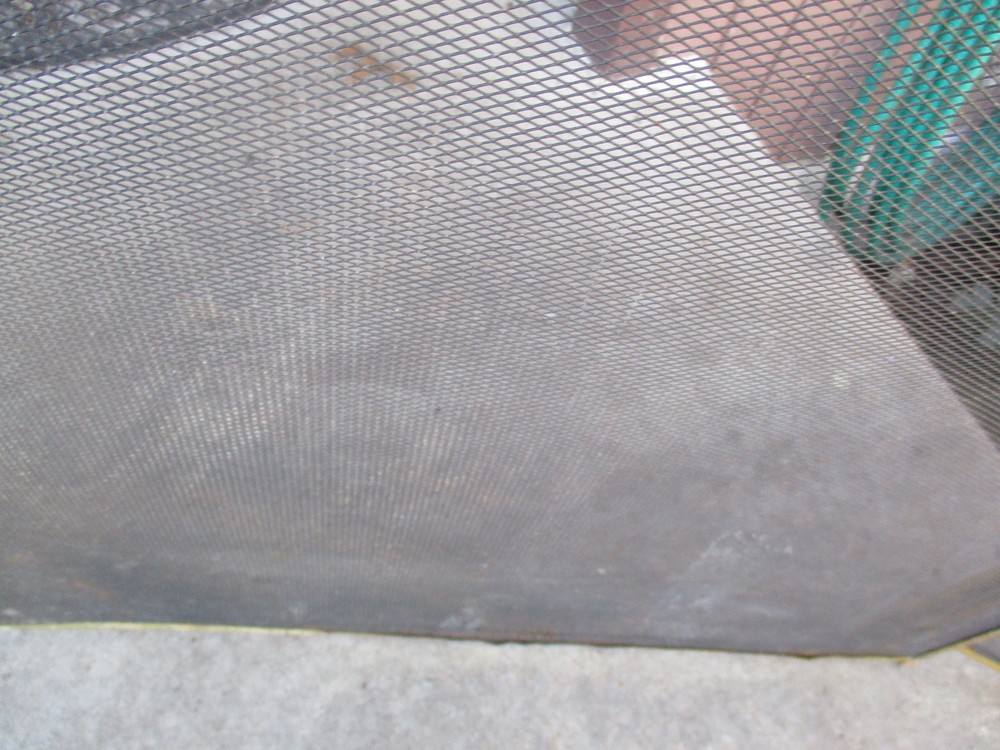 vintage 3 panel fireplace screen brass 32t"x50"w