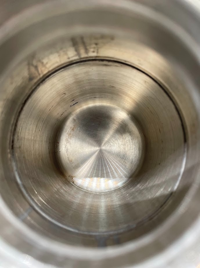 Vintage Stainless Insulated Silver Brit. Design Carafe Coffee Chocolate Pot