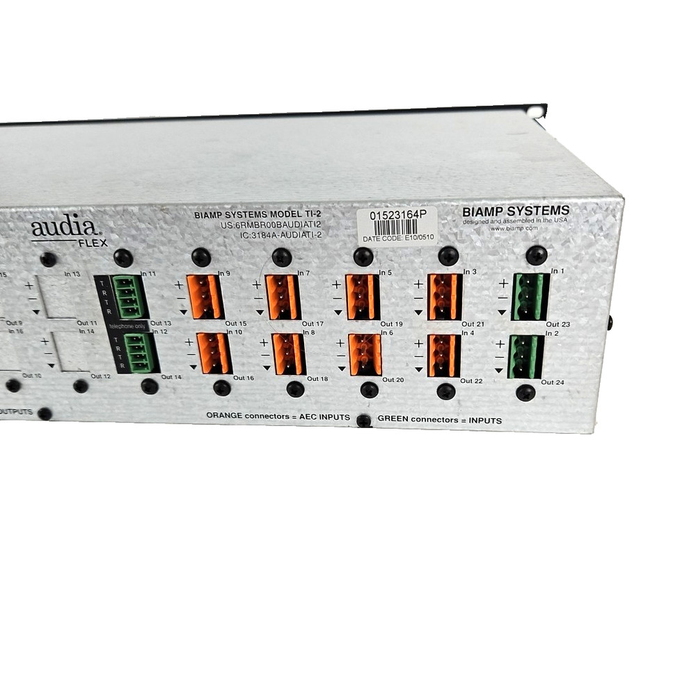 Audia Flex TI-2 - Biamp Systems Rack Mount Audio Power Amplifier