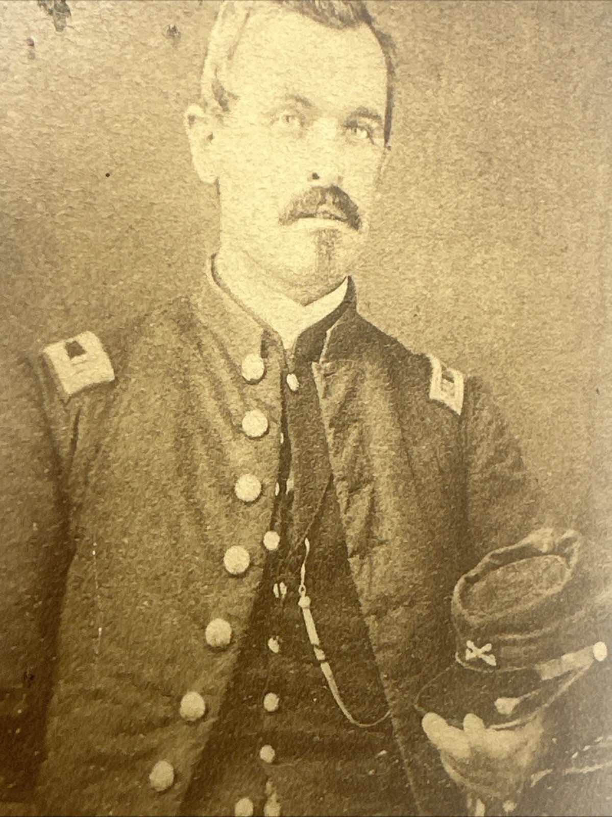 Civil War CDV Captain Wiliam Reisinger Union Officer 1863 Photo 11th PA Calvary