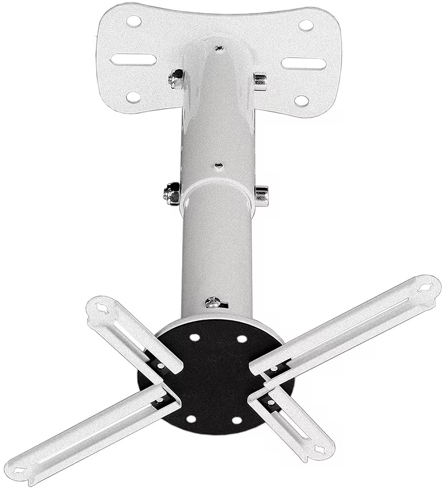 Kanto - Universal Projector Ceiling Mount - White