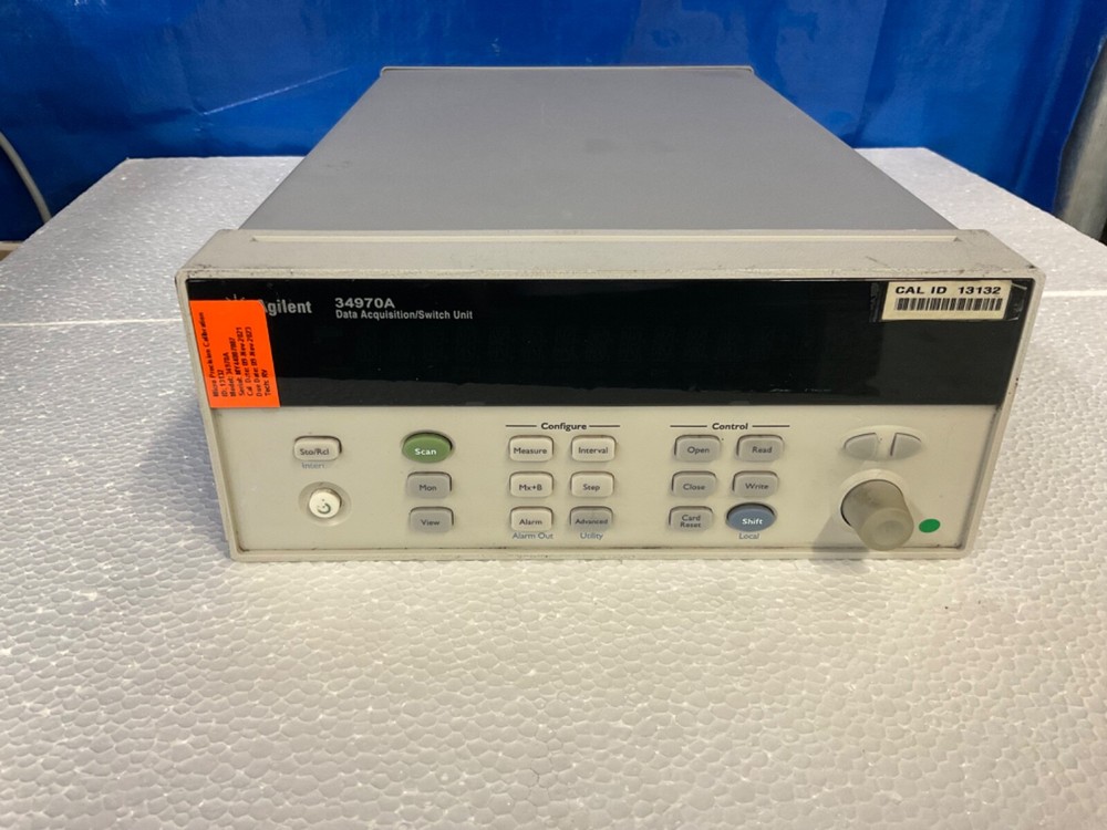 Agilent 34970A Data Acquisition Switch Unit No Cards used Item