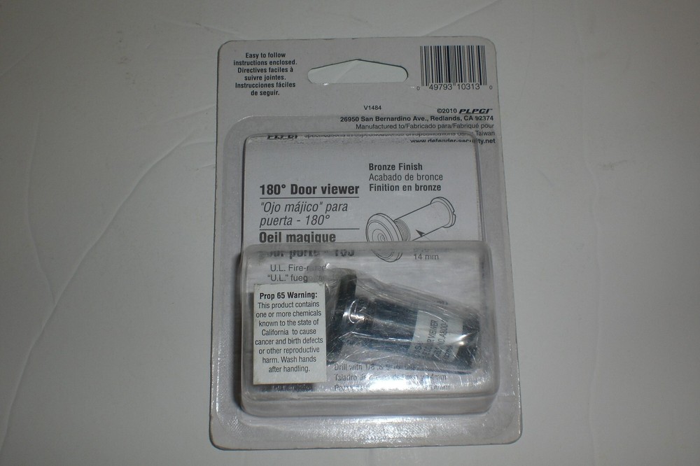 Defender Security 180 Degree Entry Door Viewer U-10313