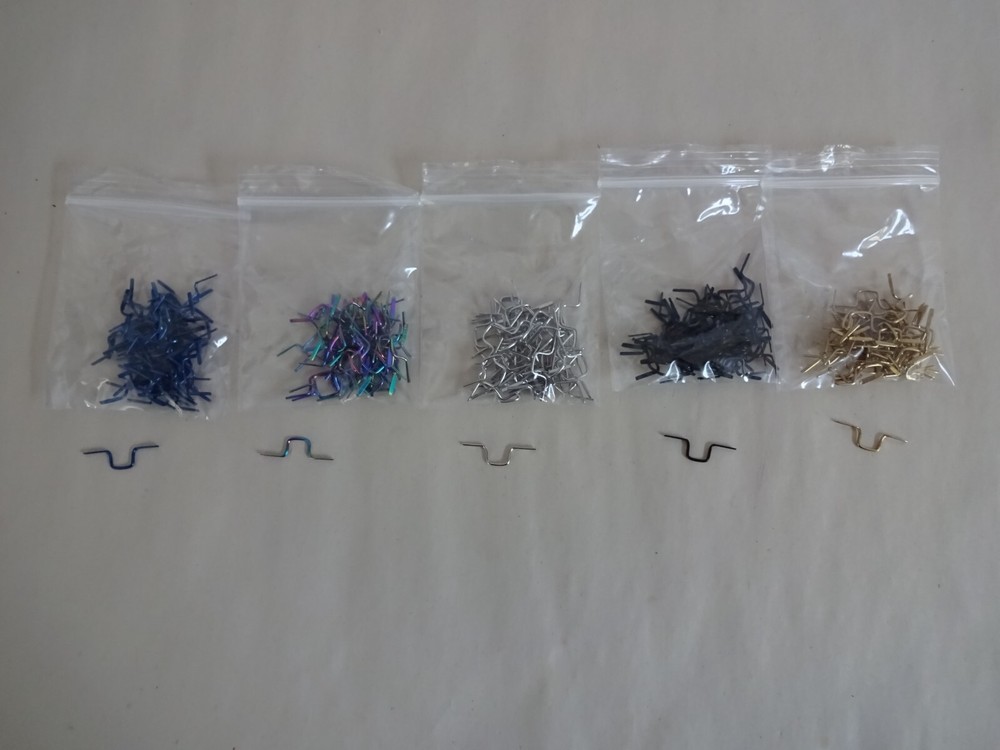 Rod Building Wrapping 5 colors Hook Keepers 50pc sets