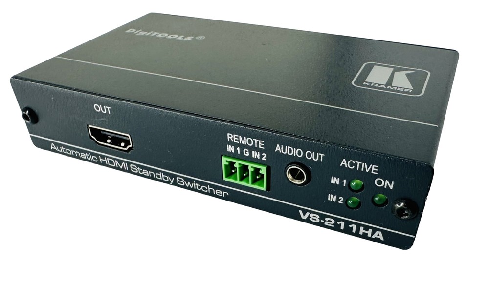 Kramer VS-211HA Digitools 2 x 1 Automatic HDMI Standby Switcher w/ Power Adapter